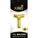 16 inch Letter T - Gold Balloons