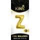16 inch Letter Z - Gold Balloons