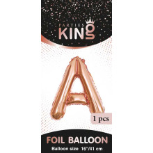 16 inch Letter A - Rose Gold Balloons