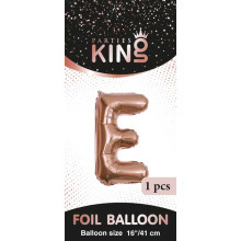 16 inch Letter E - Rose Gold Balloons