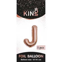 بالون حرف J روزقولد صغير بالون حرف J روزقولد صغير