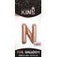 16 inch Letter N - Rose Gold Balloons 16 inch Letter N - Rose Gold Balloons