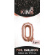 16 inch Letter Q - Rose Gold Balloons