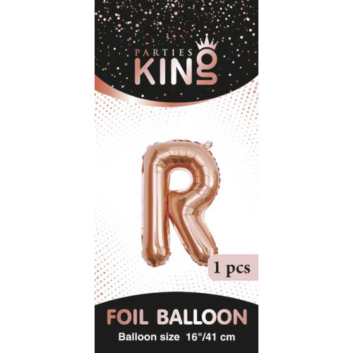 16 inch Letter R - Rose Gold Balloons 16 inch Letter R - Rose Gold Balloons