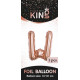 16 inch Letter W - Rose Gold Balloons 16 inch Letter W - Rose Gold Balloons