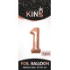 16 inch Number 1 - Rose Gold Balloons