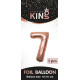 16 inch Number 7 - Rose Gold Balloons 16 inch Number 7 - Rose Gold Balloons