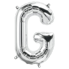BALLOON 34 inch Letter G - Silver