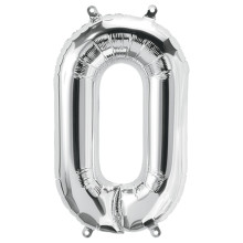BALLOON 34 inch Letter O - Silver