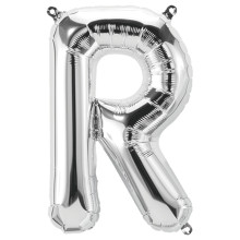 BALLOON 34 inch Letter R - Silver