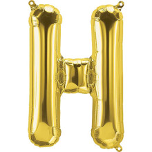 34 inch Gold Letter "H" Foil Balloon 34 inch Gold Letter "H" Foil Balloon