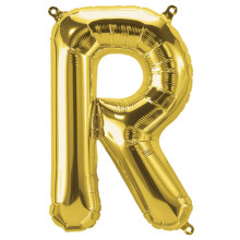 بالون فويل ذهبي حرف R - مقاس 34 إنش بالون فويل ذهبي حرف R - مقاس 34 إنش