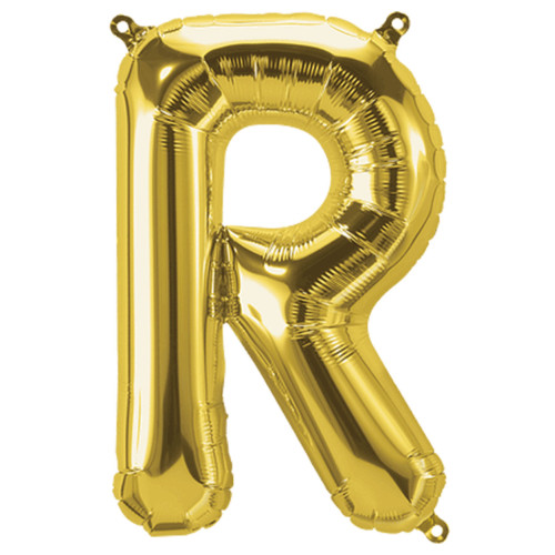 بالون فويل ذهبي حرف R - مقاس 34 إنش