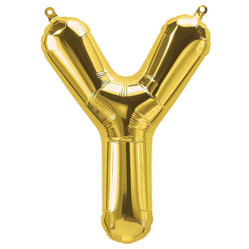 بالون فويل ذهبي حرف Y - مقاس 34 إنش