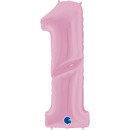 بالون رقم 1 بيبي بينك 64 إنش