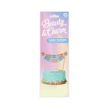 Cake topper Happy Birthday