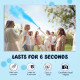 Gender Reveal Fire Extinguisher Color Blasters,100 gm- small - Blue Blasters