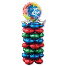 72 inch Magic Arch Column B-Day Blitz Balloon balloon