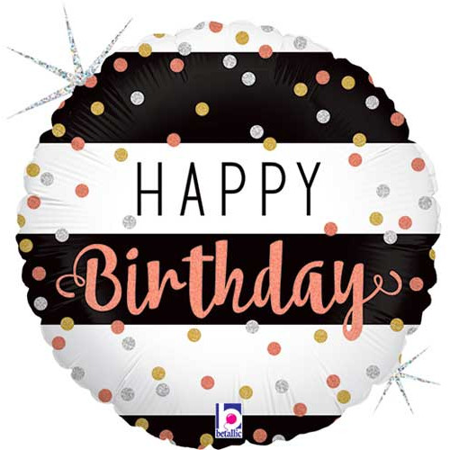 18 inch Rose Gold Birthday balloon 18 inch Rose Gold Birthday balloon