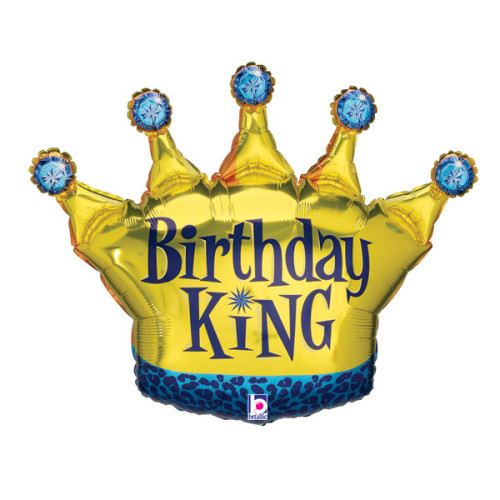 36 inch Birthday King balloon
