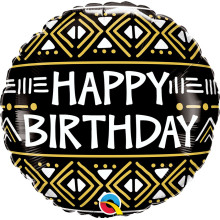 بالون عيد ميلاد نقشه قديمة 18 إنش