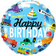 18 inch Birthday Transportation balloon