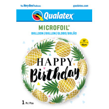 18 inch Birthday Golden Pineapple balloon