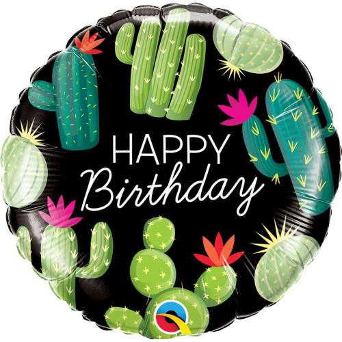 18 inch Birthday Cactuses balloon