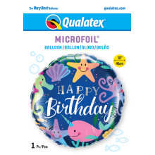 بالون عيد ميلاد تحت سطح البحر 18 إنش