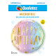 18 inch Birthday Pastel Ombre & Stars balloon