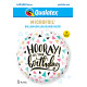 18 inch Birthday Hooray balloon