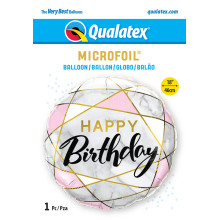 بالون عيد ميلاد مستطيلات من الرخام 18 إنش بالون عيد ميلاد مستطيلات من الرخام 18 إنش