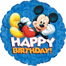 18 inch Mickey Happy Birthday Standard HX® balloon 18 inch Mickey Happy Birthday Standard HX® balloon