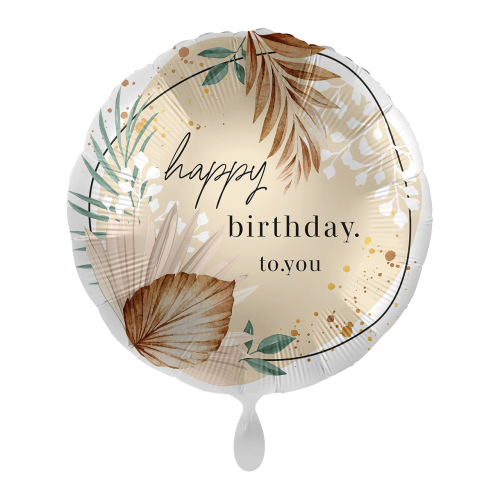 18 inch Bohemian Birthday Premioloon balloon