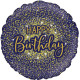 18 inch Birthday Blue Holographic balloon 18 inch Birthday Blue Holographic balloon