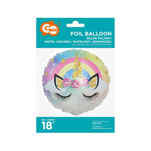 18 inch balloon Pastel Unicorn 18 inch balloon Pastel Unicorn