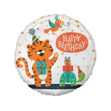 18 inch Tiger Happy Birthday balloon 18 inch Tiger Happy Birthday balloon