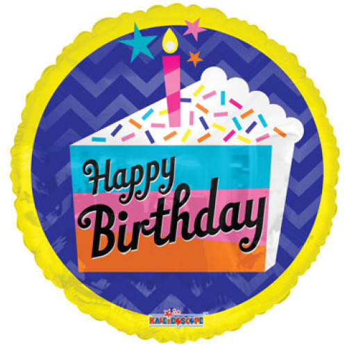 بالون عيد ميلاد كيكة 18إنش بالون عيد ميلاد كيكة 18إنش