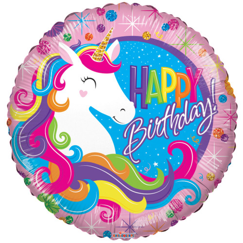 18 inch PR BIRTHDAY CLASSIC UNICORN