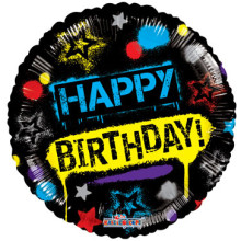 بالون عيد ميلاد عبارة هابي بيرثداي 18إنش