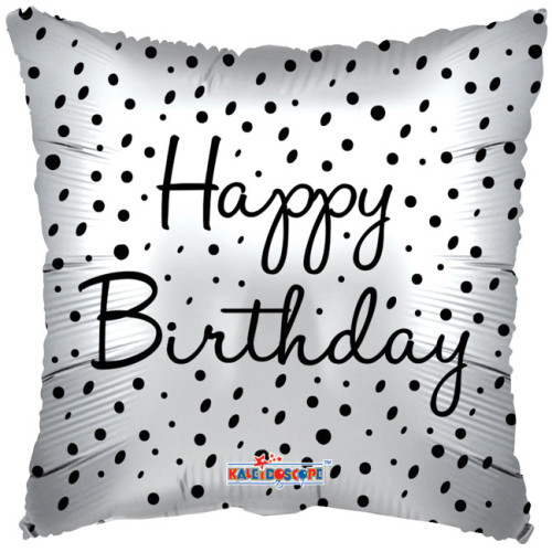 18 inch BIRTHDAY DOTS MT balloons