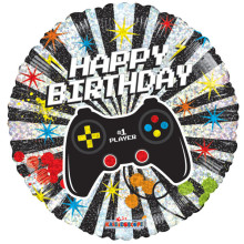 18 inch BIRTHDAY GAMMER balloons