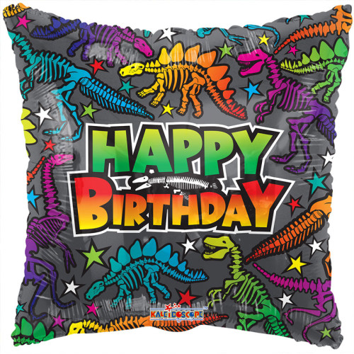 18 inch BIRTHDAY DINO FOSSILS balloons 18 inch BIRTHDAY DINO FOSSILS balloons