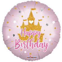 18 inch BDAY CASTLE MT balloons