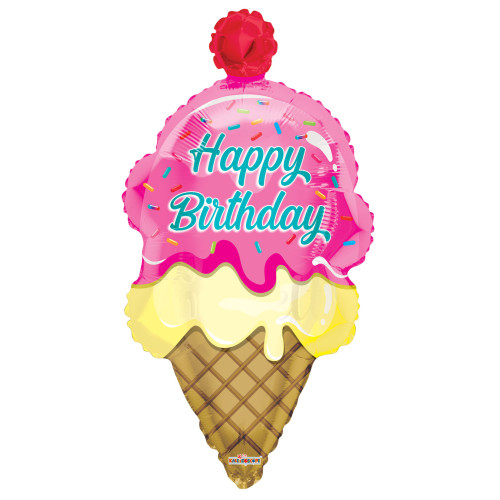 36 inch PR BIRTHDAY ICE CREAM balloons 36 inch PR BIRTHDAY ICE CREAM balloons