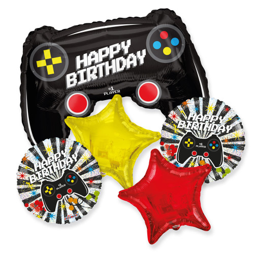 Birthday GAMER Balloon BOUQUET