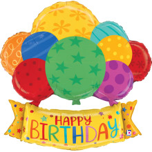 37 inch Birthday Balloons Banner balloon 37 inch Birthday Balloons Banner balloon