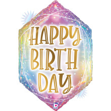 بالون عيد ميلاد اوبال سداسي 30 إنش بالون عيد ميلاد اوبال سداسي 30 إنش