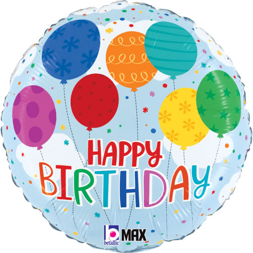 18 inch Birthday Colorful Balloon balloon