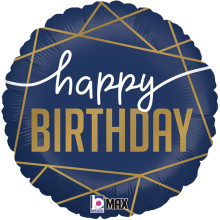 18 inch Navy Birthday balloon